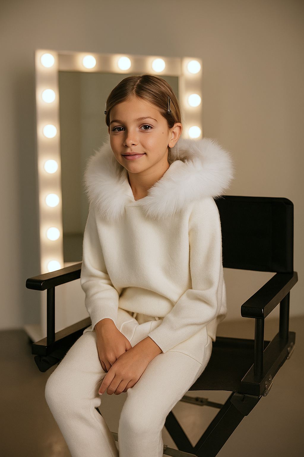 Knitted lounge suit / Ivory