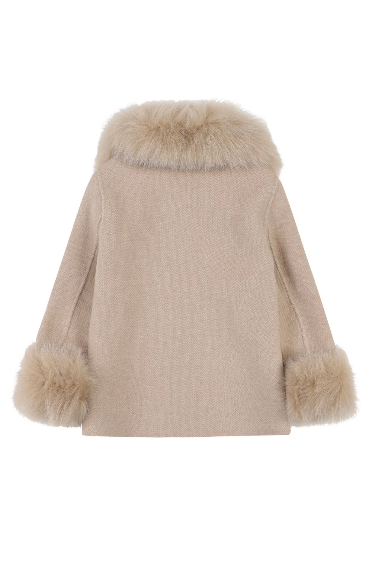 Zara Cashmere Coat - Nude