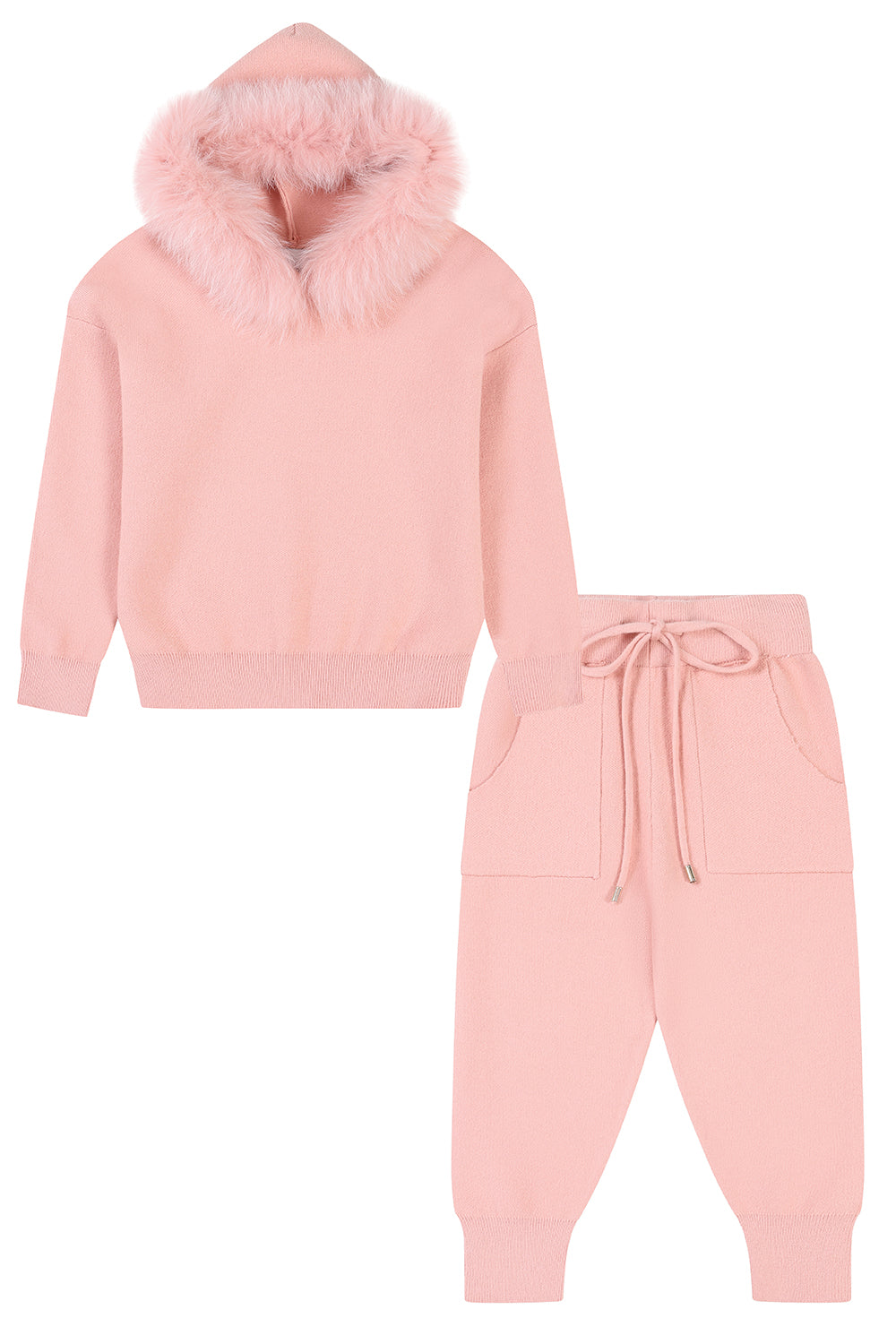 Knitted lounge suit / Pink
