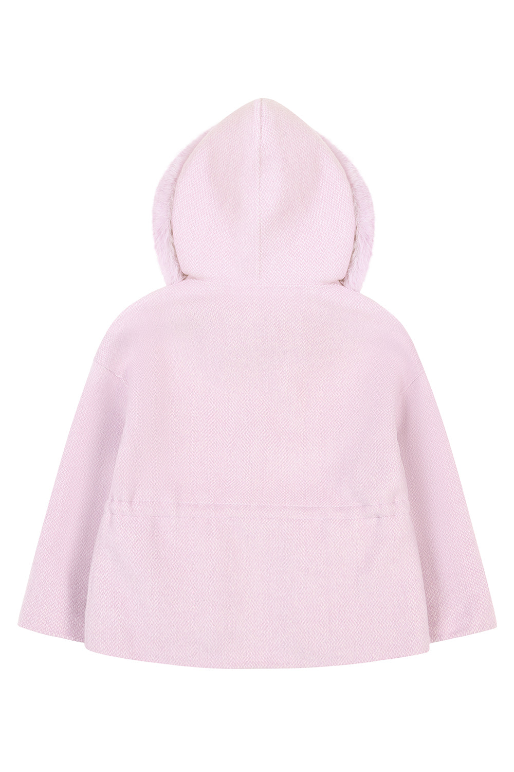'Maribel' cashmere drawstring coat - Lavender