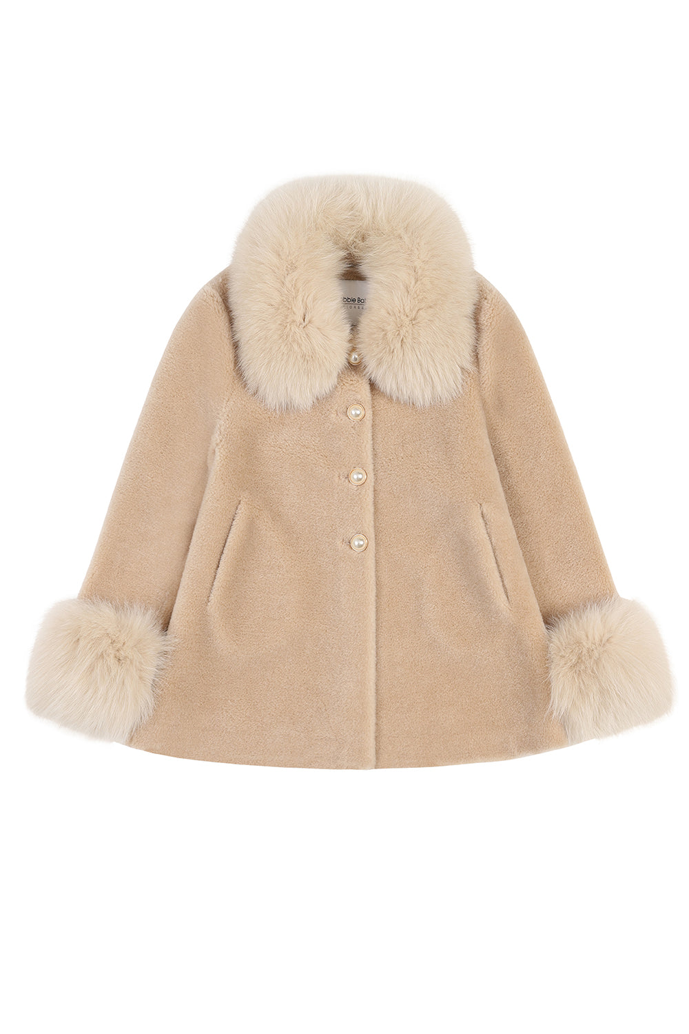 Anais Shearling Coat - Beige