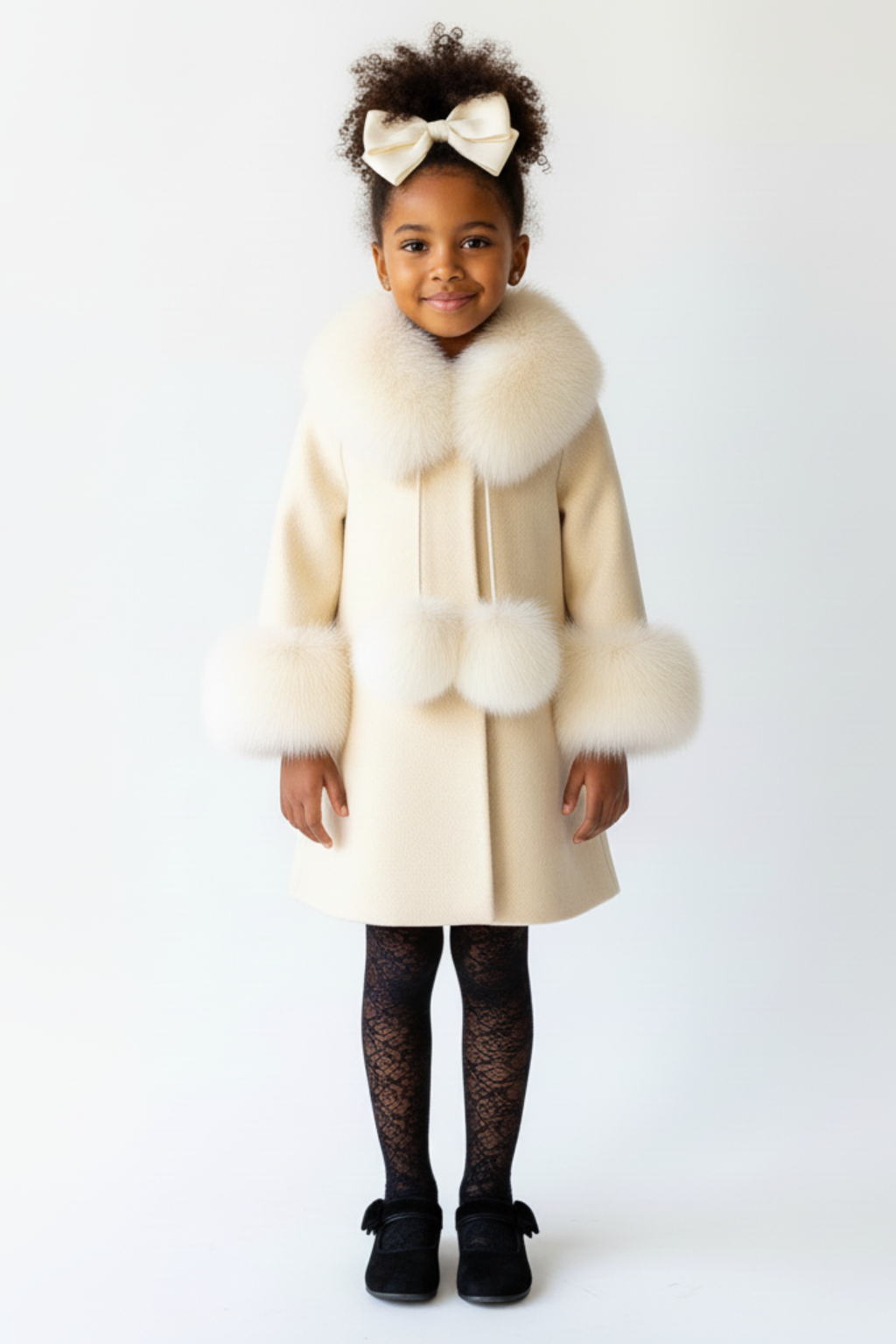 Vienna Cashmere Coat - Ivory