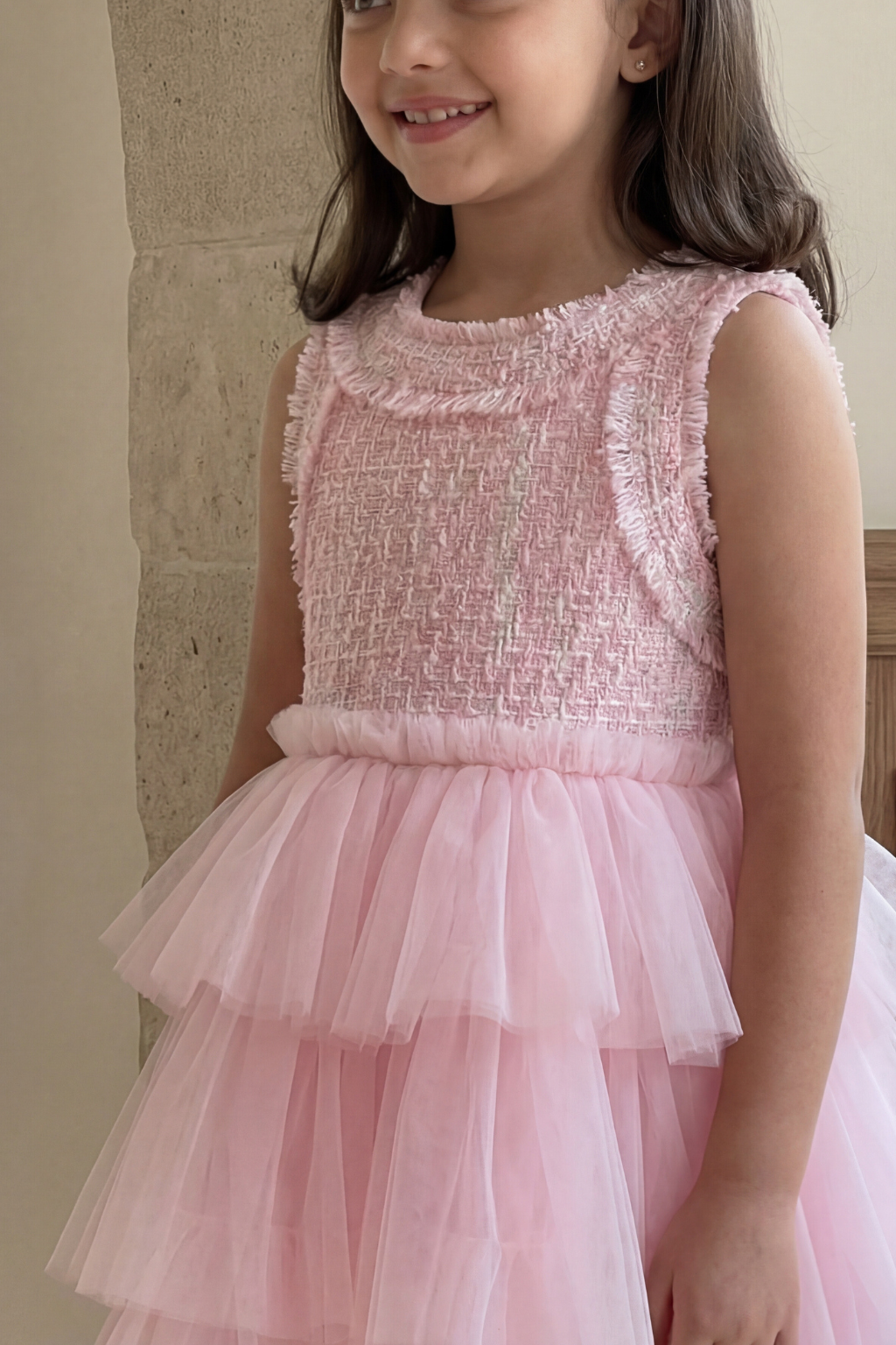 Tweed Tulle Dress & Jacket