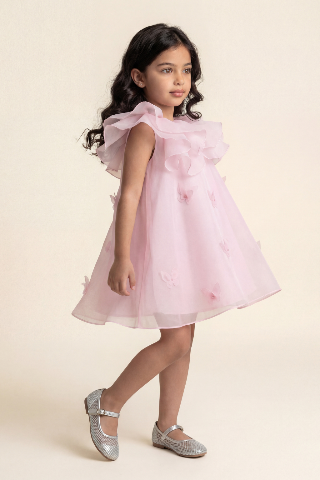 Amélie Sleevless Dress - Soft Pink