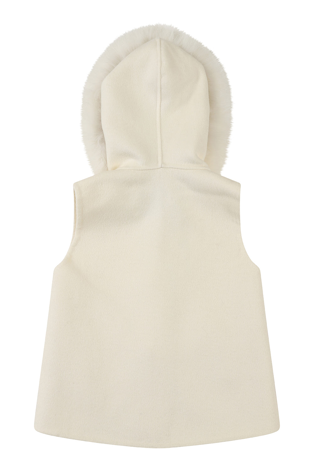 PERLA cashmere gilet vest / Ivory