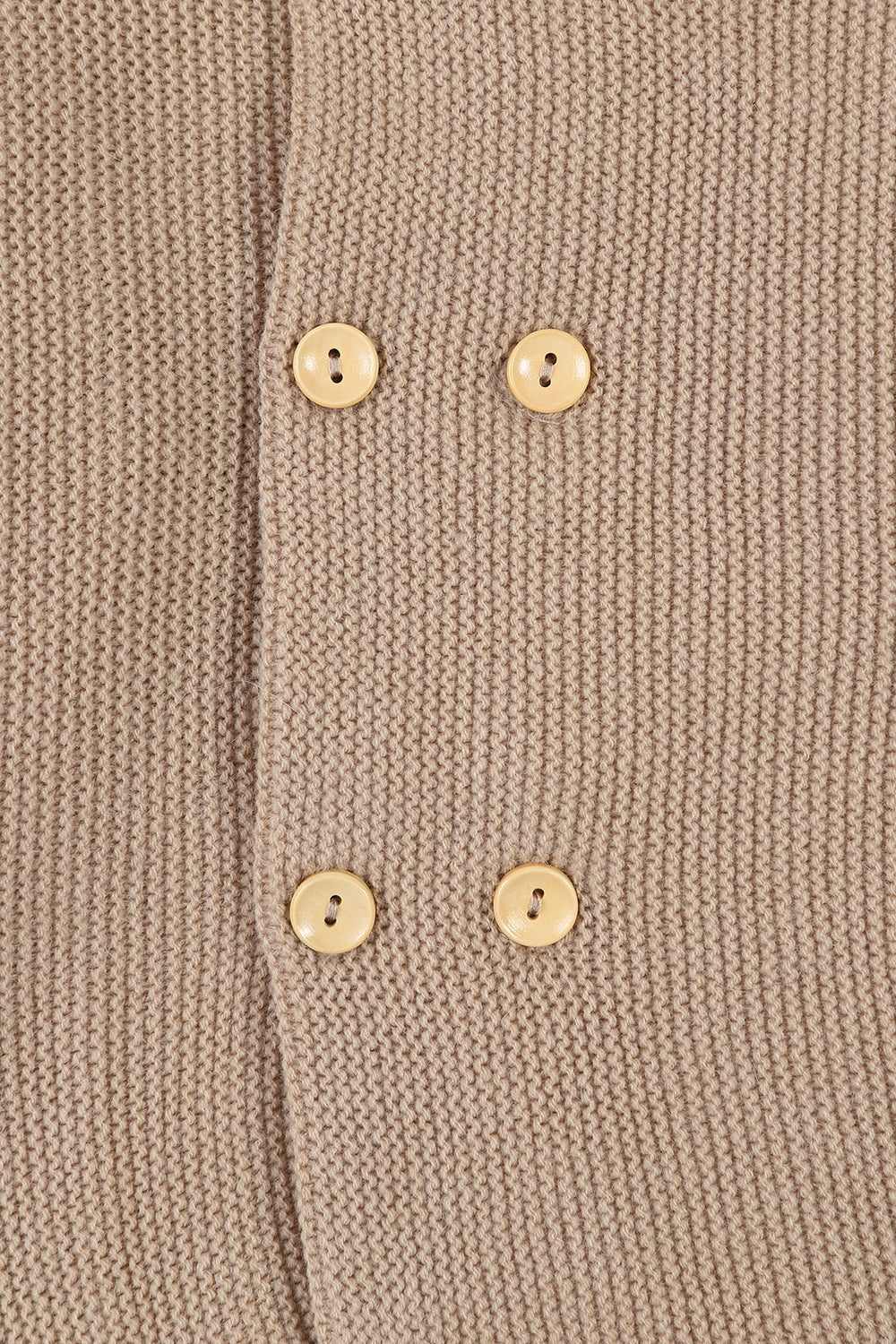 Knitted pramsuit - Cappuccino