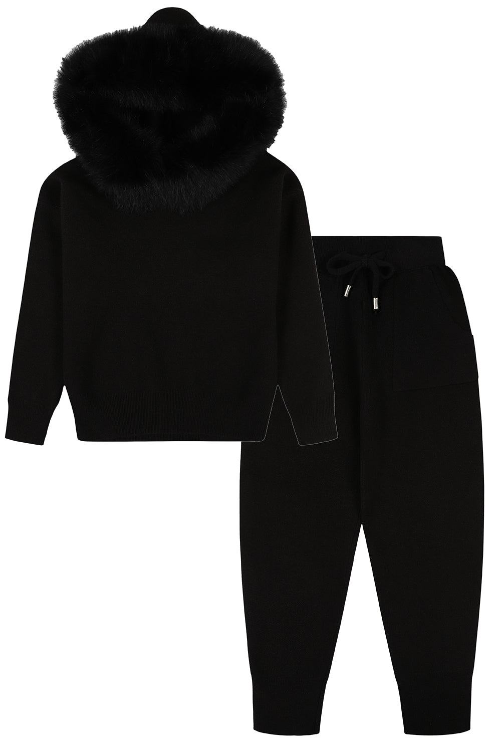 Knitted lounge suit / Black