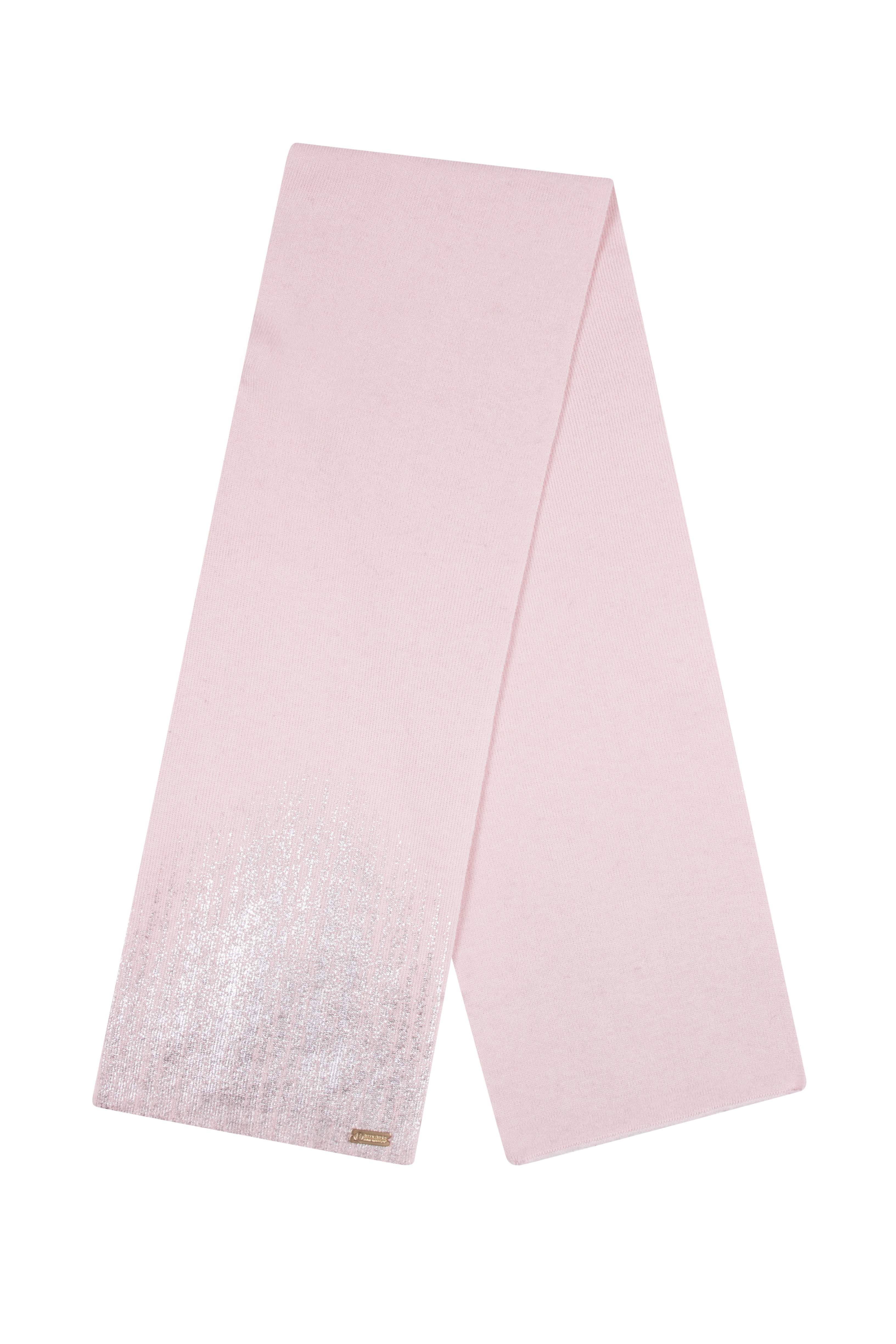 Angora 'Florence' pompom hat and scarf set / Pink