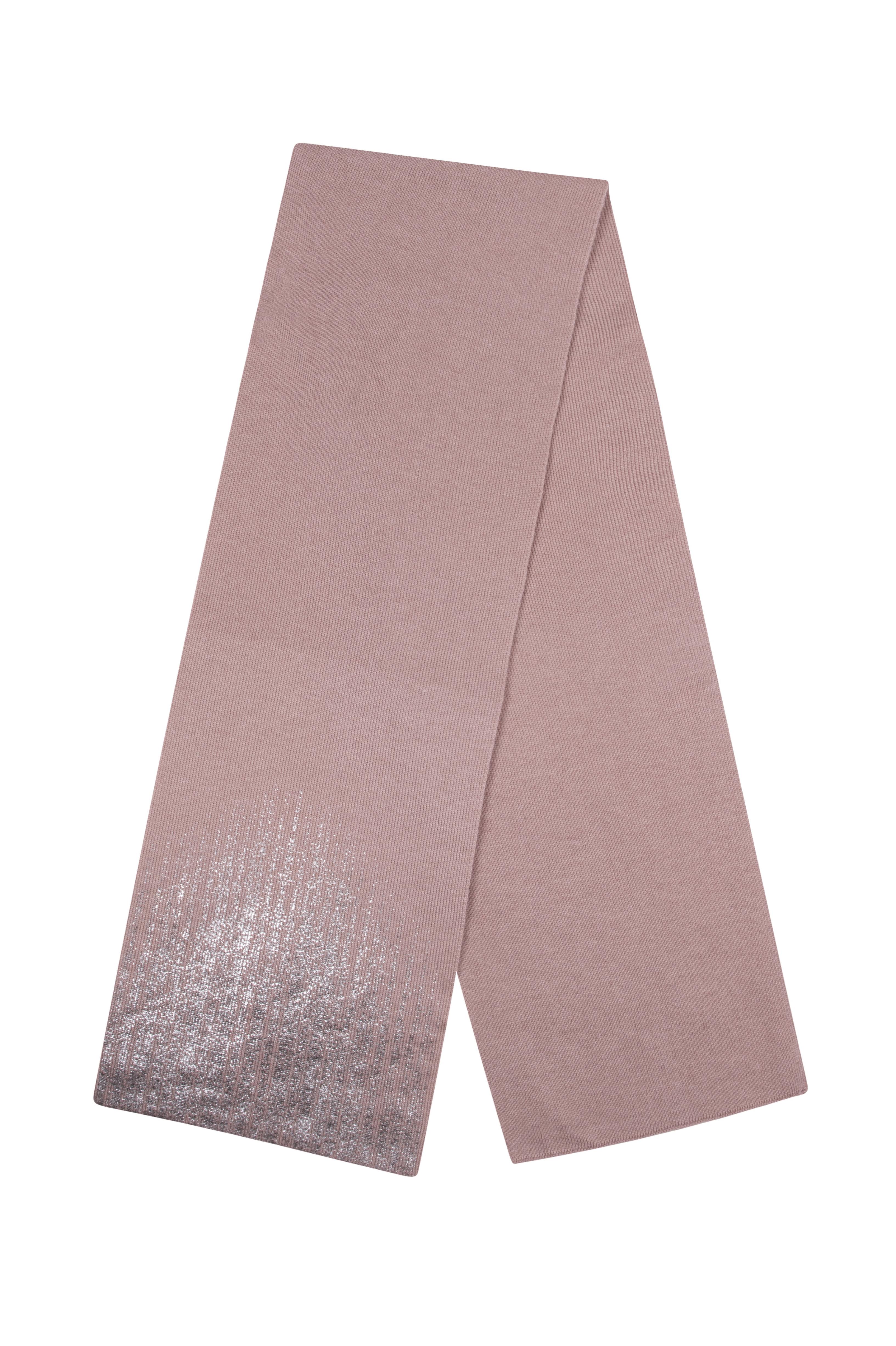 Angora 'Florence' pompom hat and scarf / Cappuccino