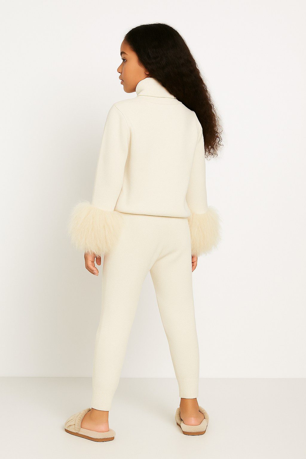 JASMINE Knitted tracksuit - Ivory