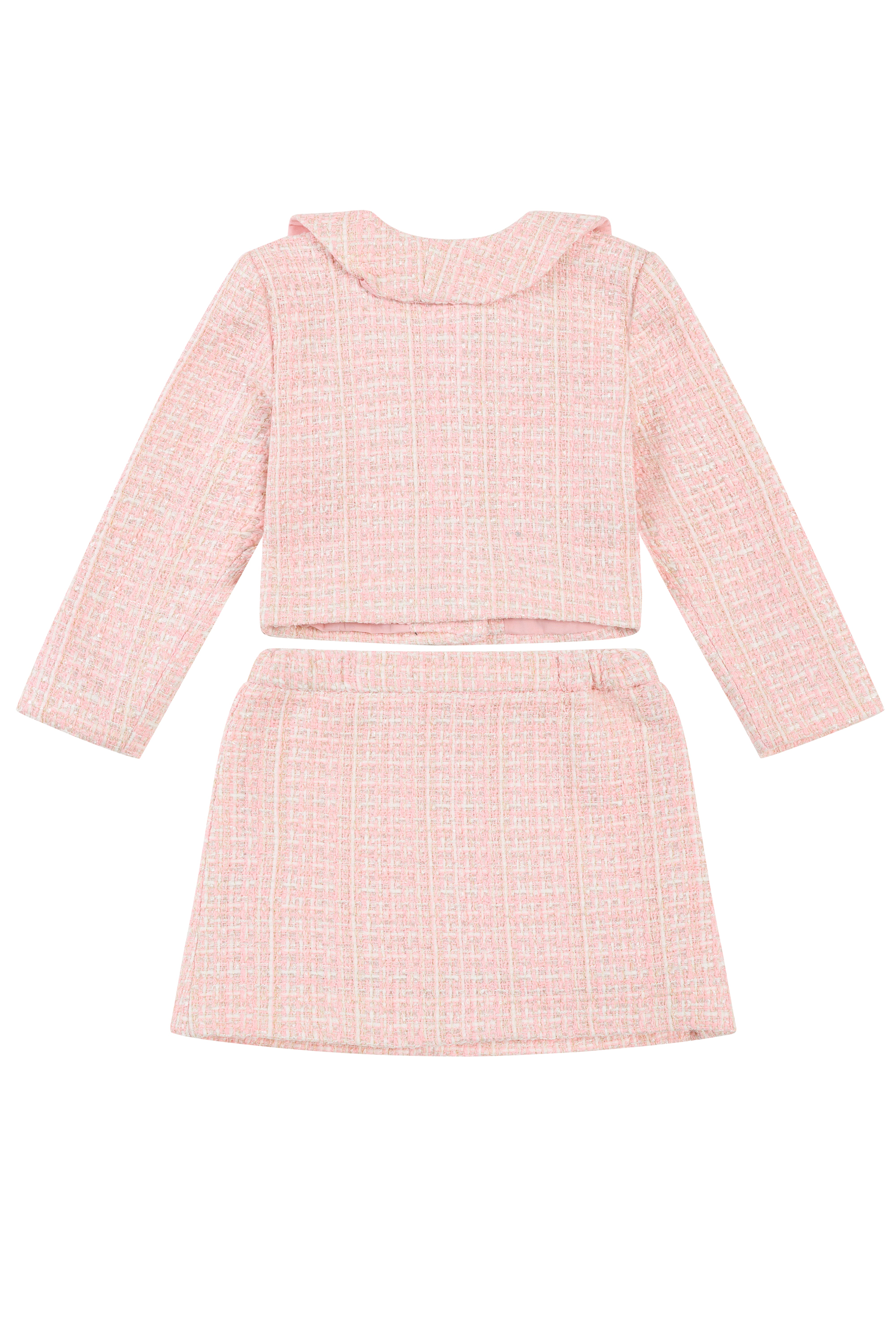 Girls Amelie tweed Jacket and Skirt Set