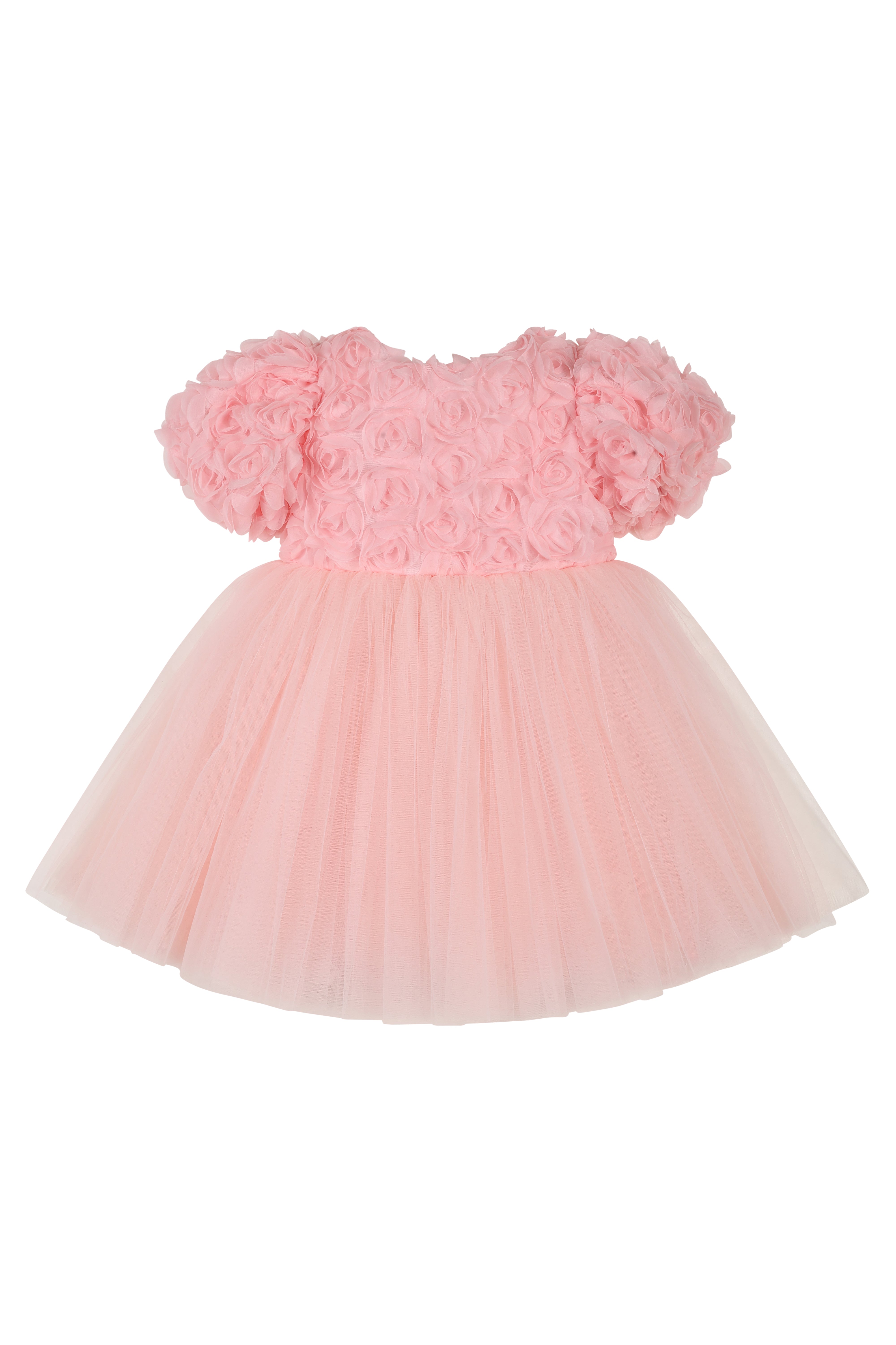 Rosetta Tulle Dress - Pink (pre order dispacth w/c 24th March)