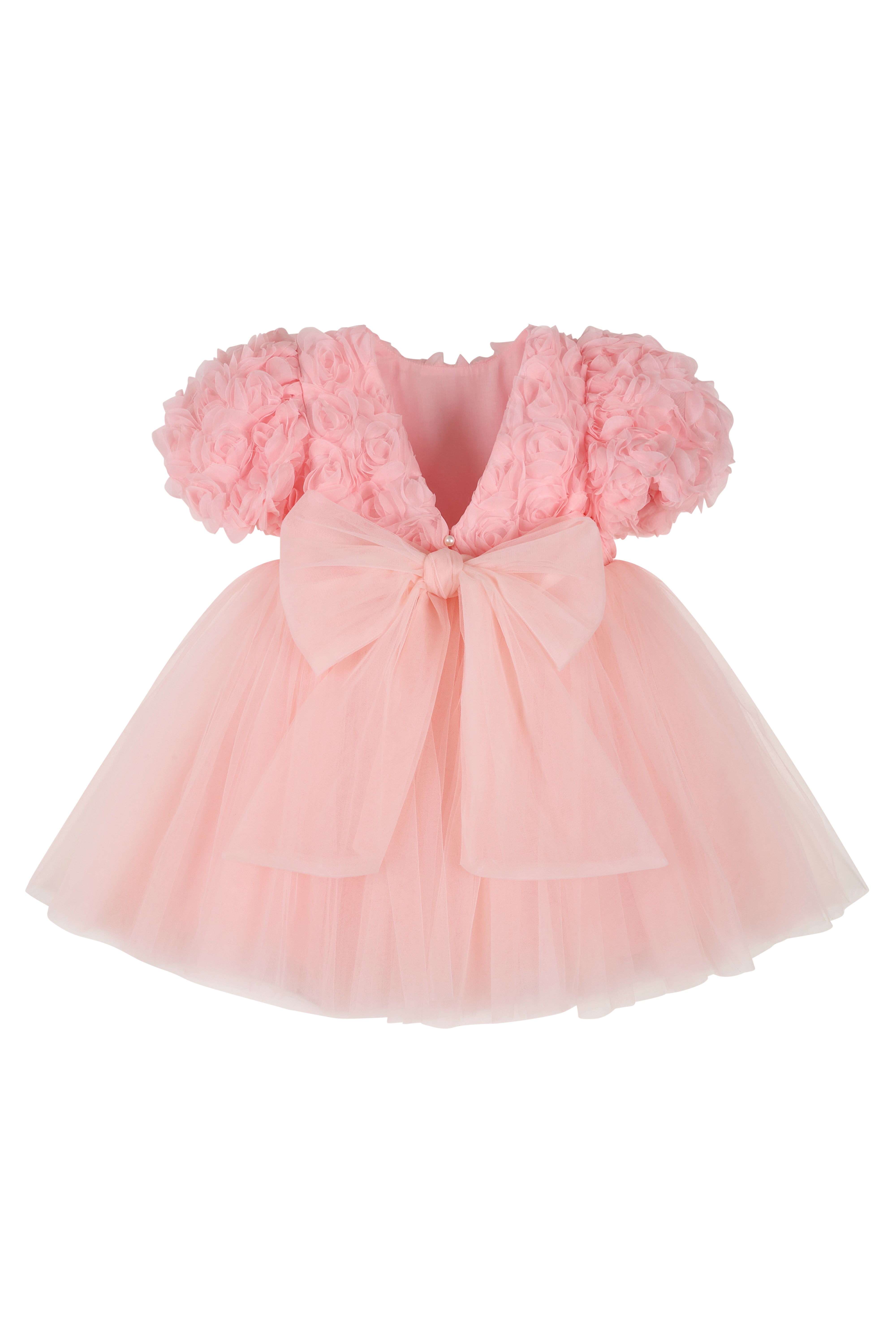 Rosetta Tulle Dress - Pink (pre order dispacth w/c 24th March)