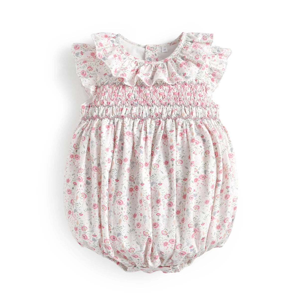 Talia smocked romper