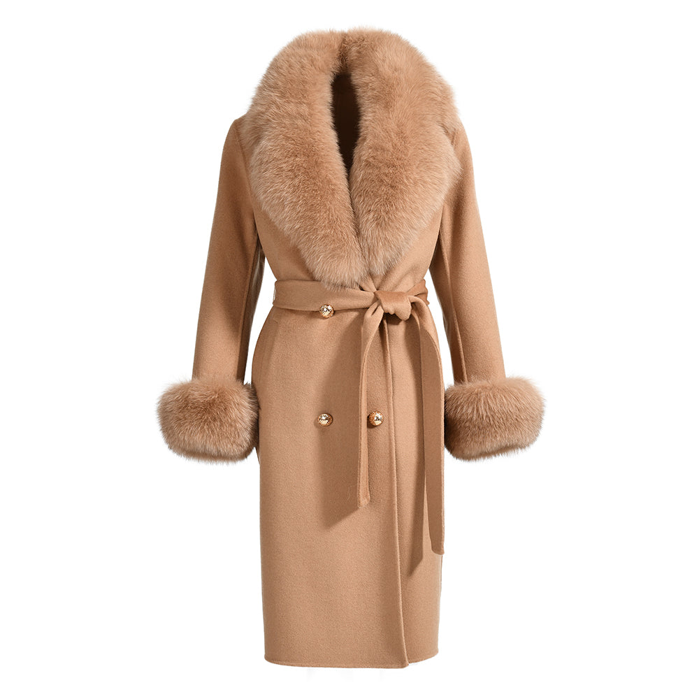 Womens 'Sorelle' Cashmere In Camel