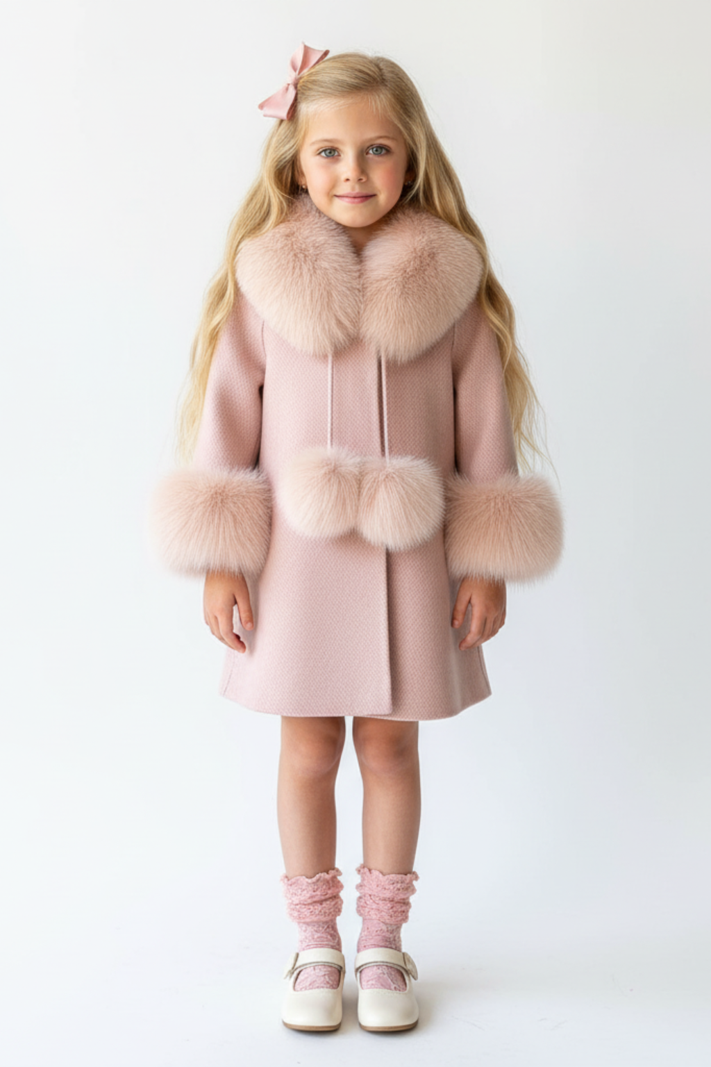 Vienna Cashmere Coat - Pink