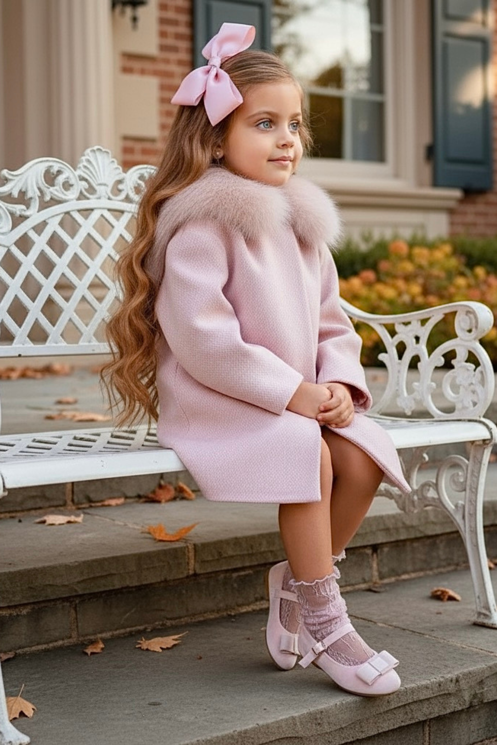 'ELLA' cashmere coat / BLUSH
