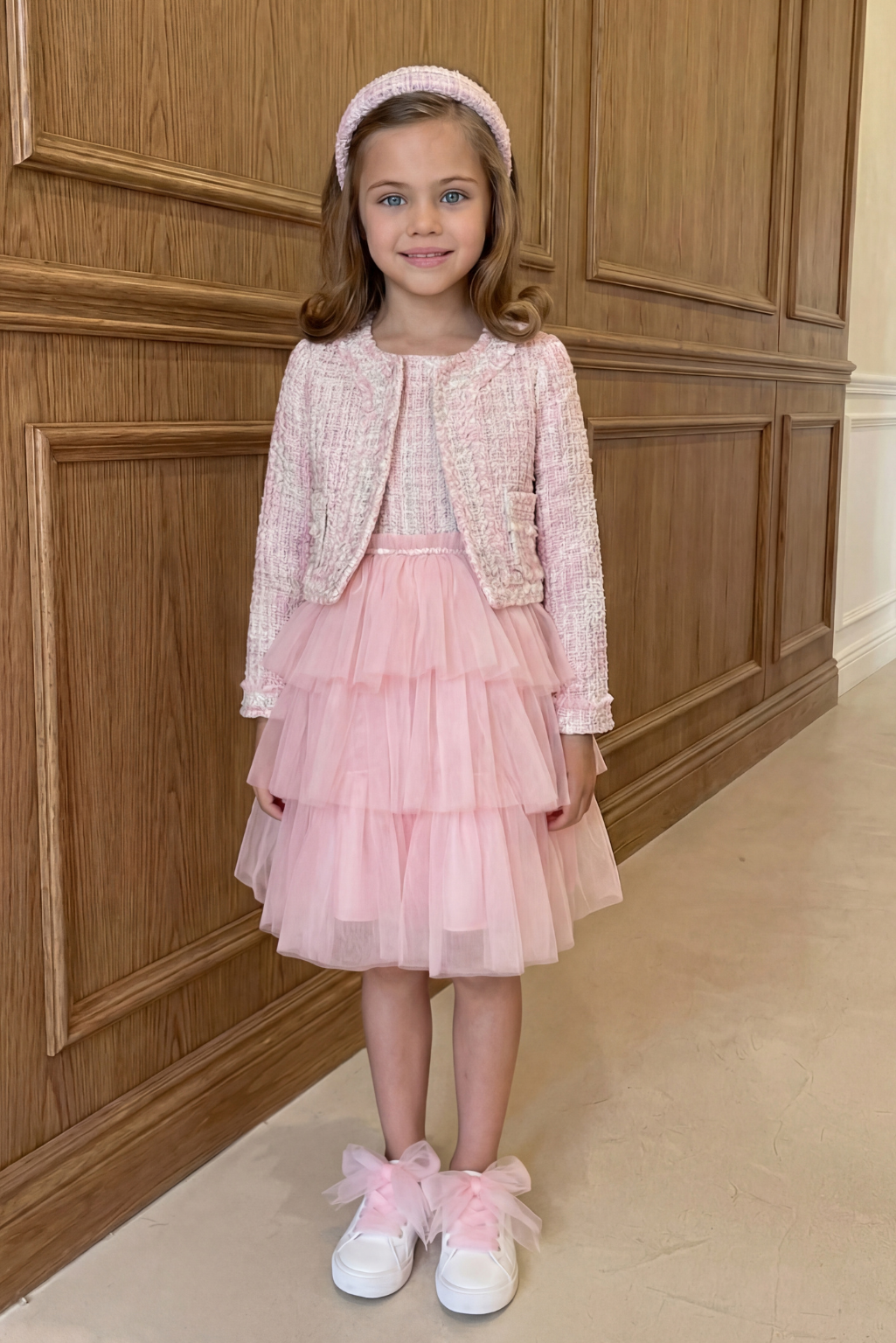 Tweed Tulle Dress & Jacket