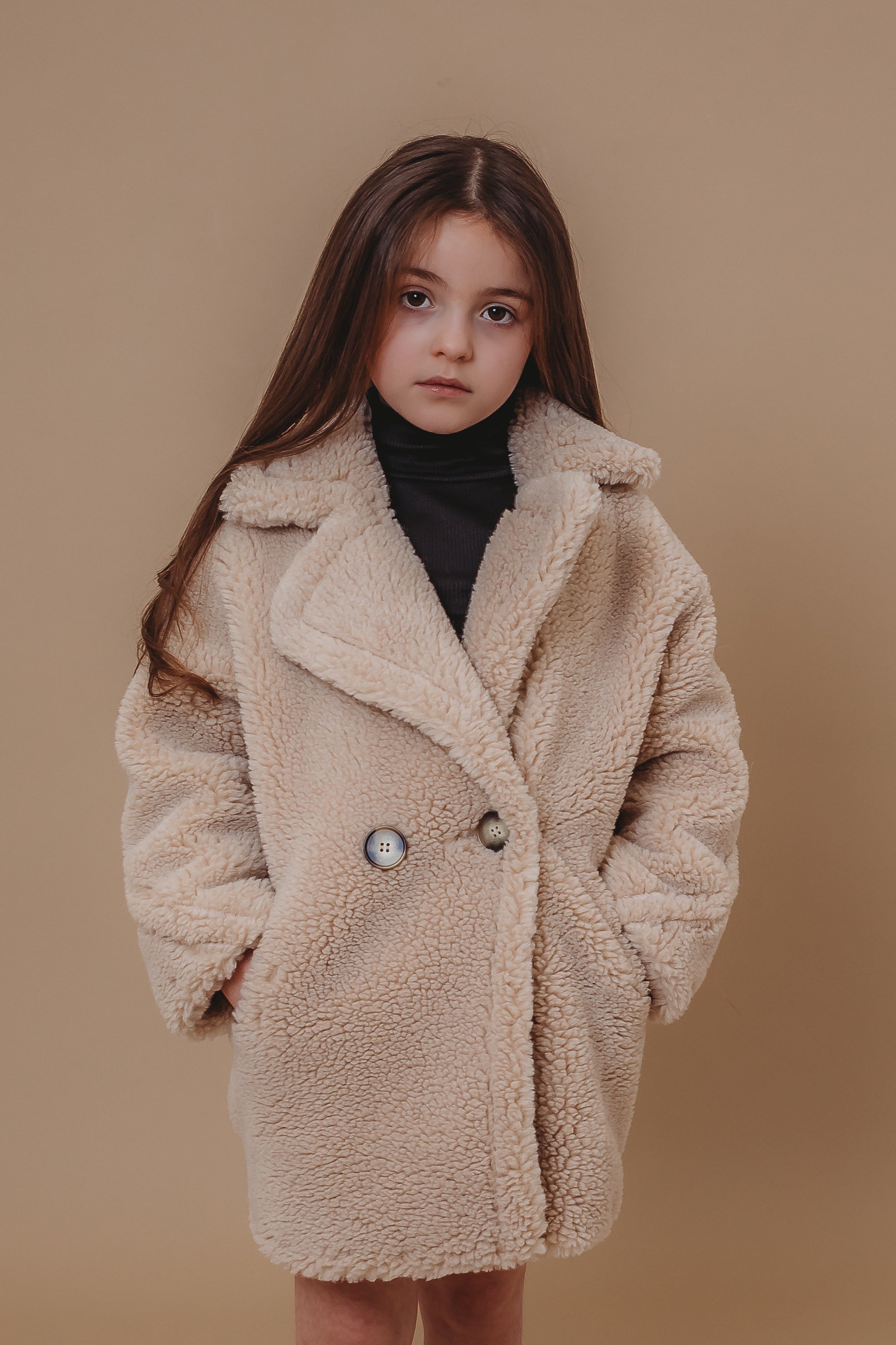 Teddy coat - Beige