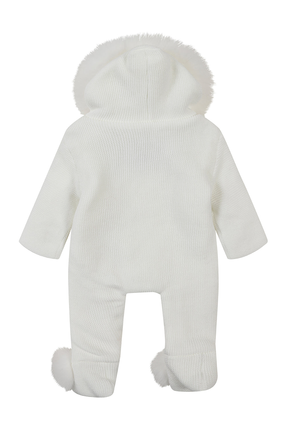 Knitted pramsuit / Ivory