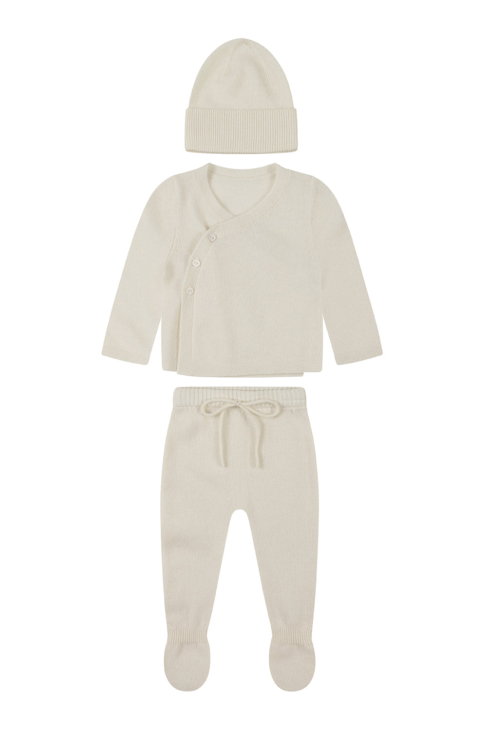 Cashmere baby 3pcs set / Ivory