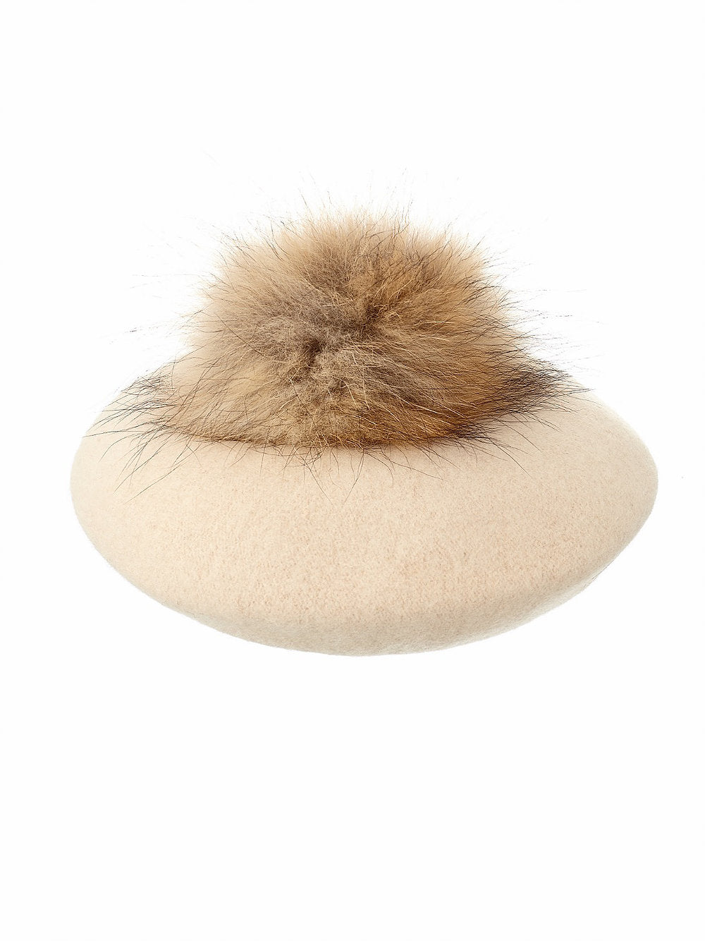 Pompom Beret in Butterscotch