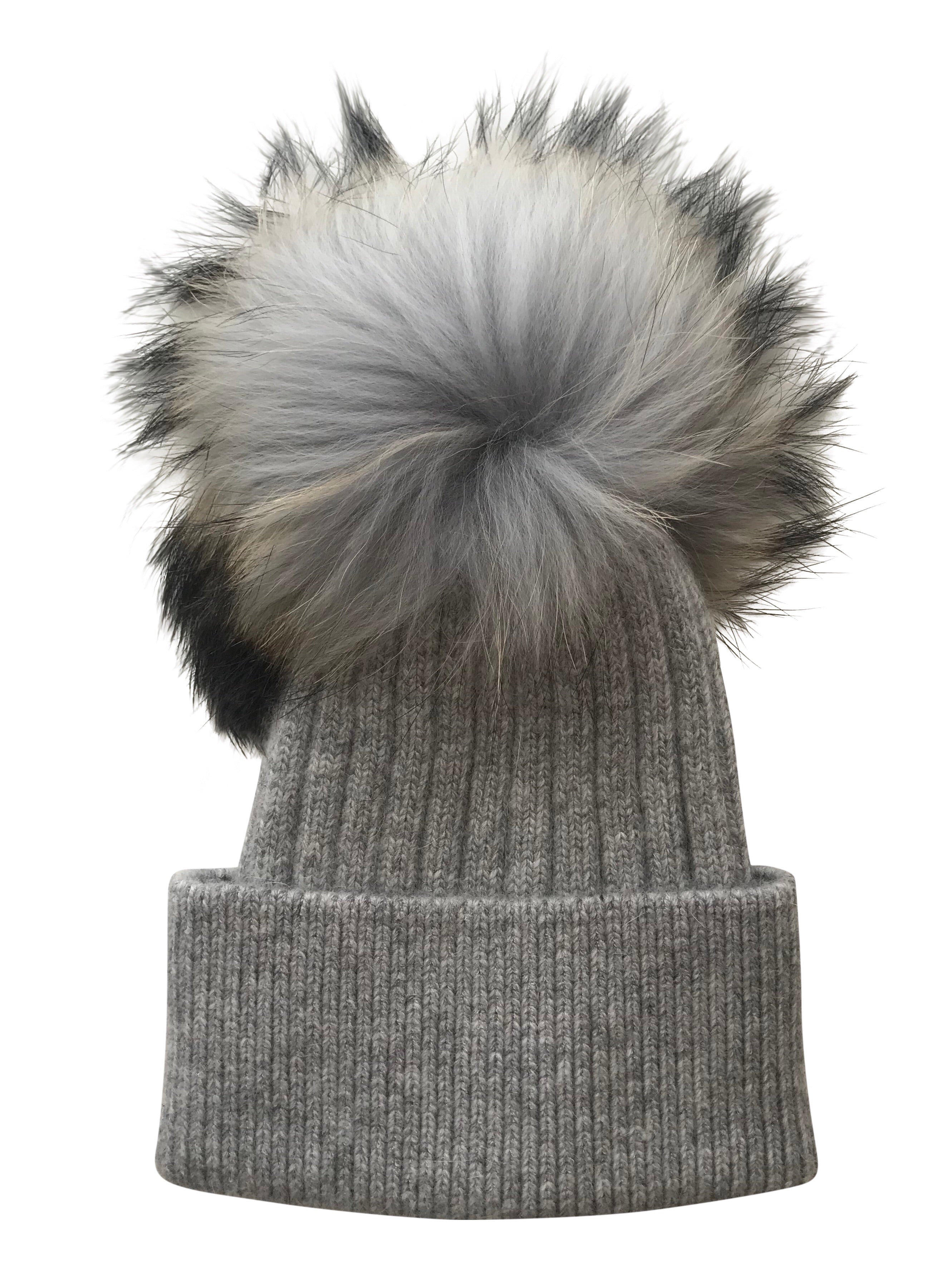 Luxe Angora Hat- LIGHT GREY